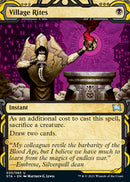 Village Rites (Foil Etched) [Strixhaven: Mystical Archive]