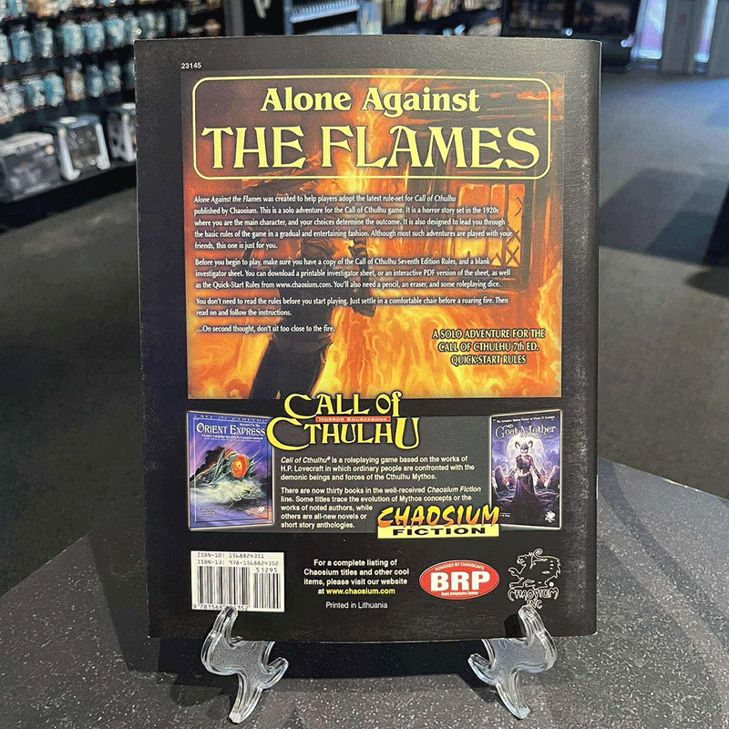 Call of Cthulhu - Alone Against the Flames