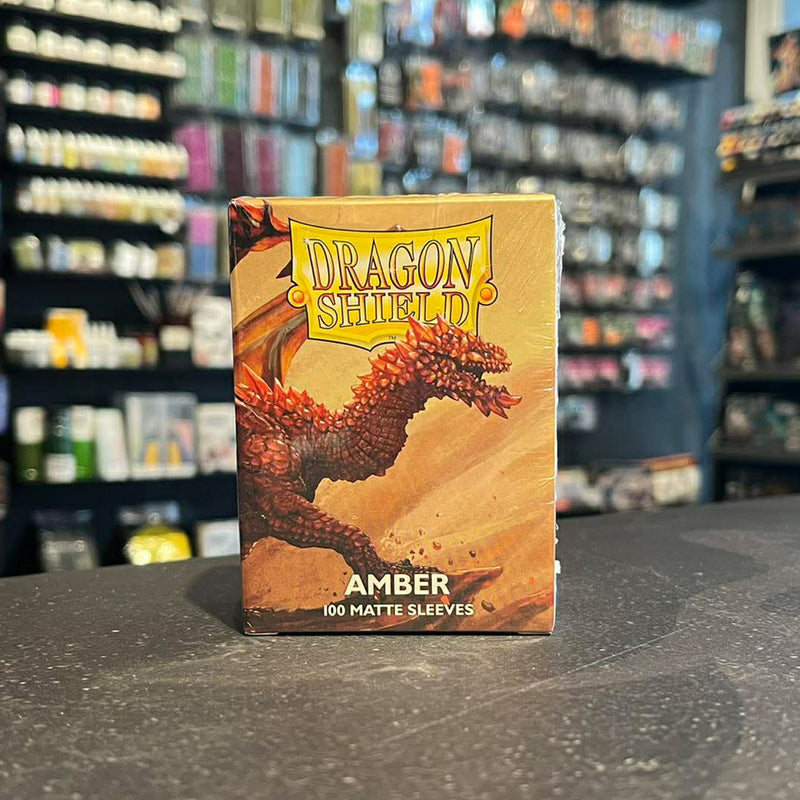 Dragon Shield Standard Matte Sleeves 100 Pack - Amber