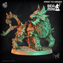 Armored Warbeast | BeaMini Print to Order Miniatures