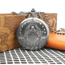 Archmages Timepiece - 7 Piece Mini Metal Polyhedral Dice Set & Pocket Watch Style Case