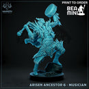 Arisen Ancestors Musician | BeaMini Print to Order Miniatures