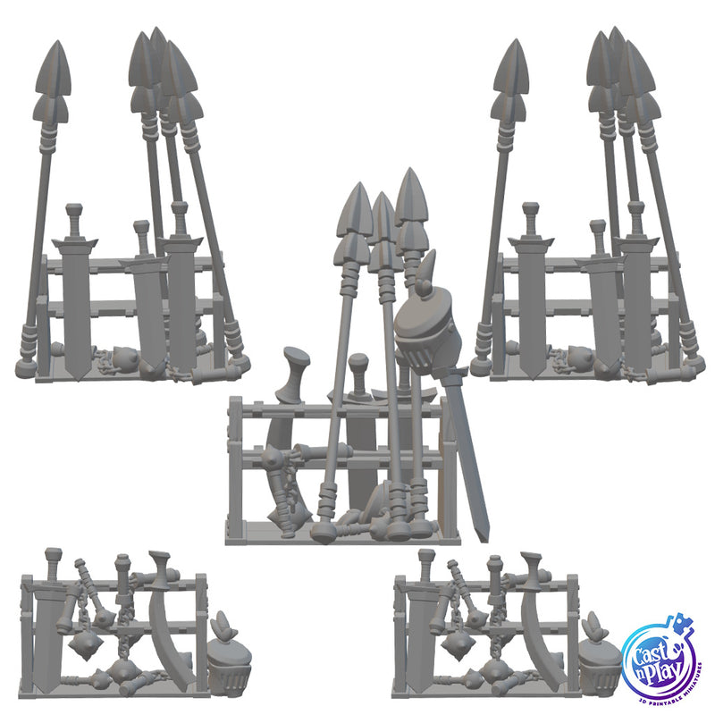 Armoury | BeaMini Unpainted RPG Miniatures