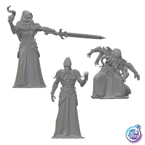 Ascended Flayers | BeaMini Unpainted RPG Miniatures