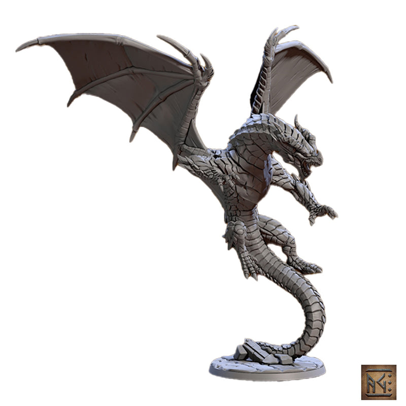 Assault Dragon | BeaMini Unpainted RPG Miniatures