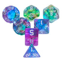 Aurora - 7 Piece Polyhedral Dice Set + Dice Bag
