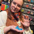 Azure Gems - 7 Piece Polyhedral Dice Set + Dice Bag