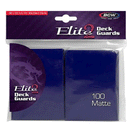 BCW Deck Guard Elite 2 Matte Sleeves (100 Pack) - Blue