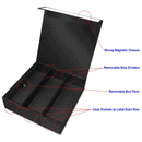 BCW Card Game Box – 3 Row – Black & White