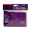 BCW Deck Guard Elite 2 Matte Sleeves (100 Pack) - Mulberry