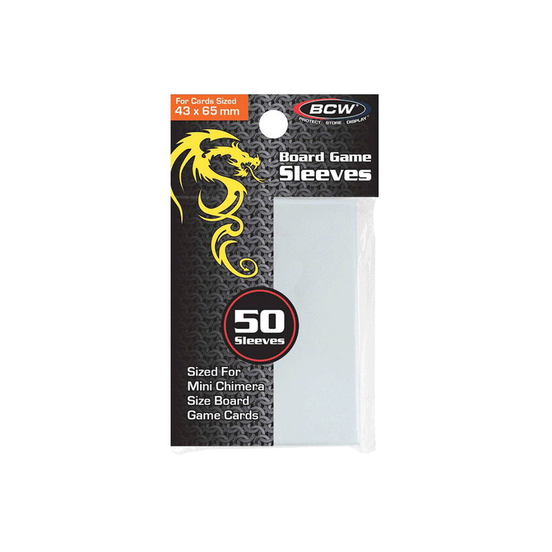BCW Board Game Sleeves - Mini Chimera 43mm x 65mm