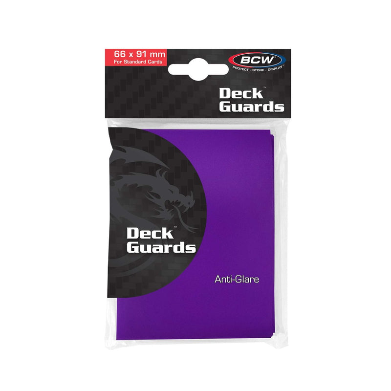 BCW Standard Size Deck Guards - Purple (50 Pack)