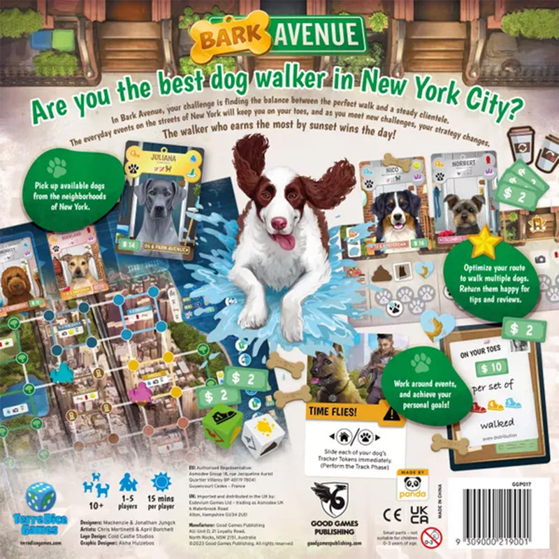 Bark Avenue | The Dog Walking Board Game