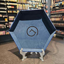 Bea Games Hexagon Dice Tray  - Dark Blue with Black