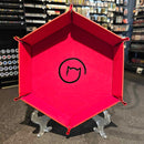 Bea Games Hexagon Dice Tray  - Red