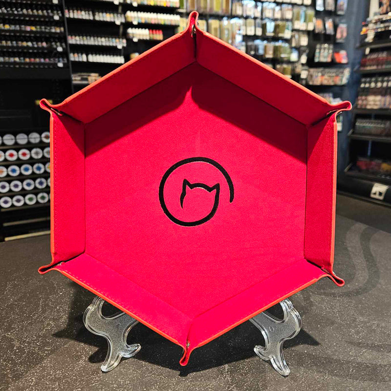 Bea Games Hexagon Dice Tray  - Red