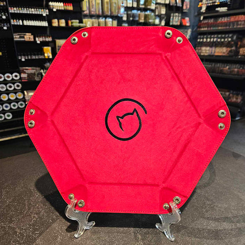 Bea Games Hexagon Dice Tray  - Red