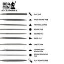 Bea Mini Accessories: Tools - Needle File Set