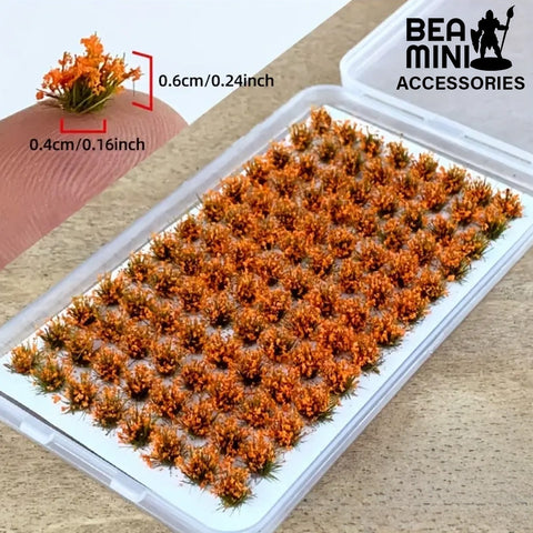 Bea Mini Basing Tufts - Orange 104Tuft Pack