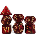 Bellum - 7 Piece Polyhedral Dice Set + Dice Bag