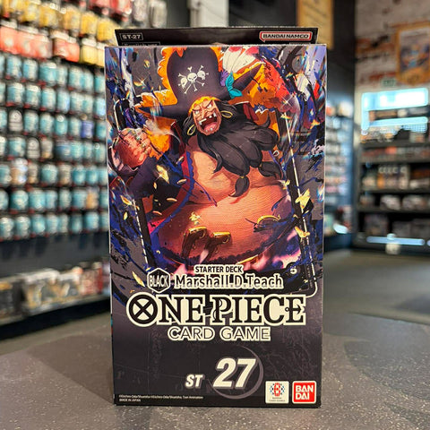 One Piece Card Game: Black Marshall.D.Teach Starter Deck ST27