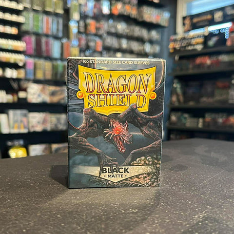 Dragon Shield Standard Matte Sleeves 100 Pack - Black