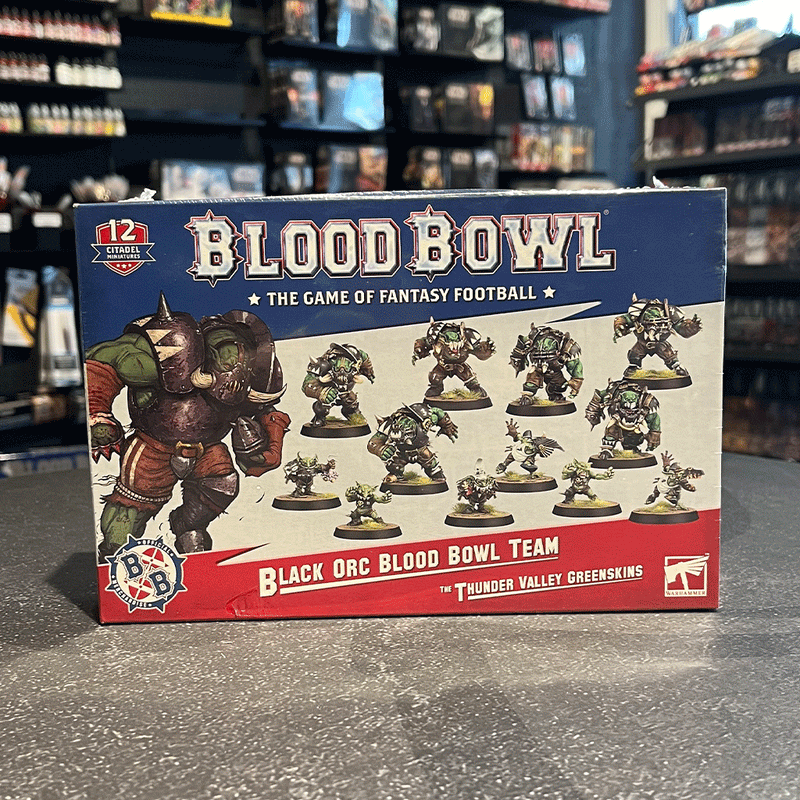Blood Bowl - Black Orc Team - The Thunder Valley Greenskins