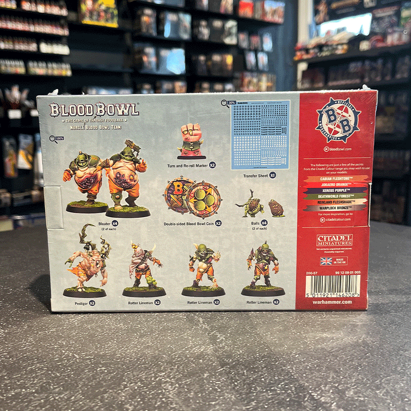 Blood Bowl - Nurgle Team - Nurgle's Rotters