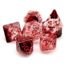 Blood Pact - 7 Piece Polyhedral Dice Set + Dice Bag