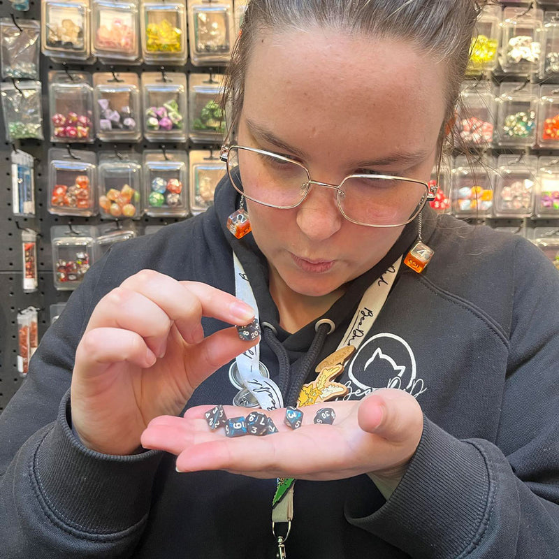 Blue Aurora - Mini Polyhedral Dice Set