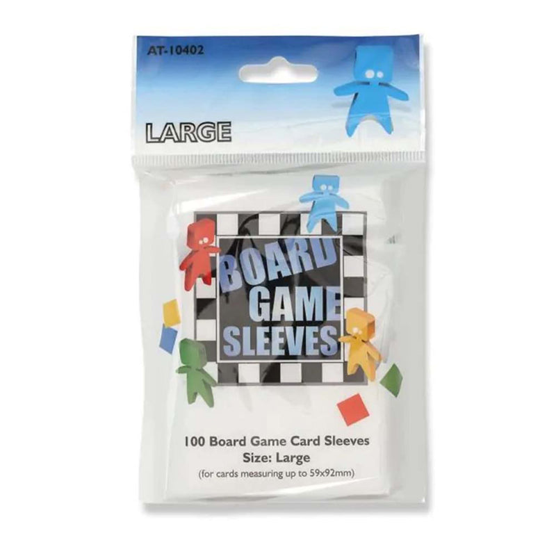 Board Game Sleeves Clear – Large (59 x 92 mm)