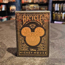 Mickey Mouse inspired Black and Gold Playing Cards by Bicycle