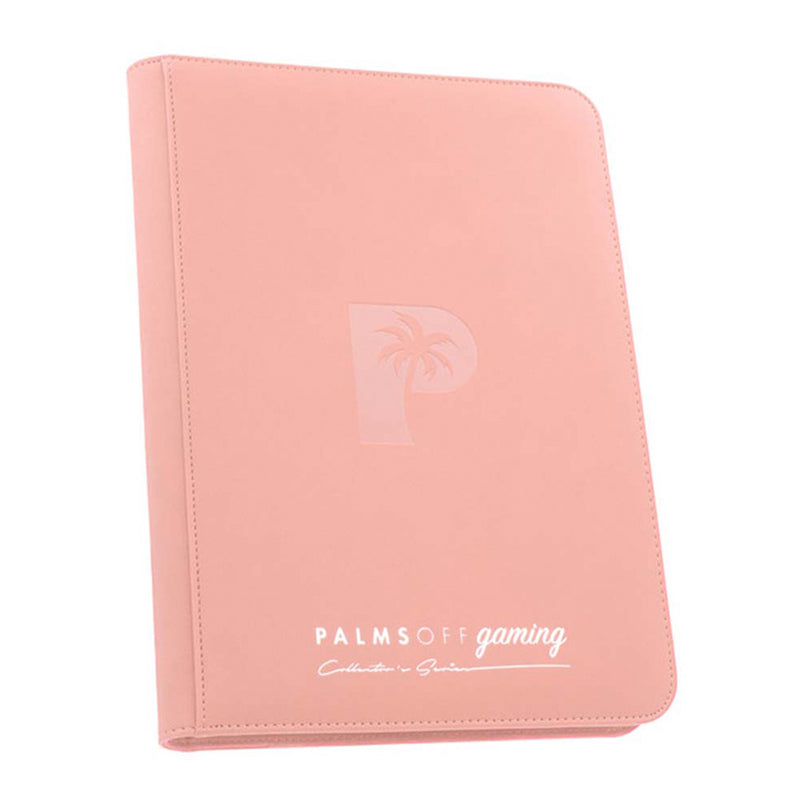 Palms Off Gaming: Collector's Series 9 Pocket Zip Binder – Pink