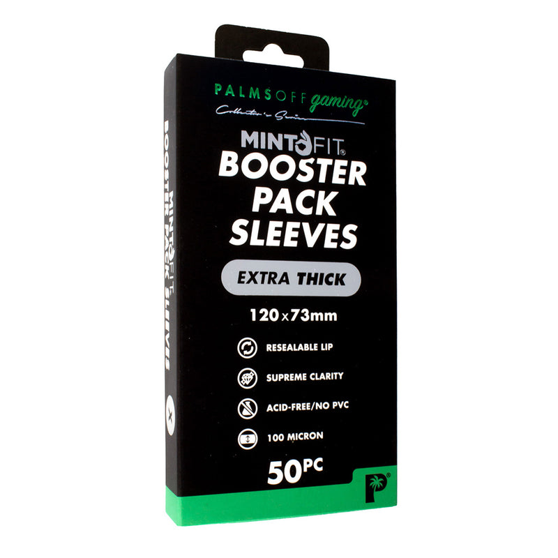 Palms Off Gaming: MintFit Booster Pack Sleeves - Extra Thick (50pack)