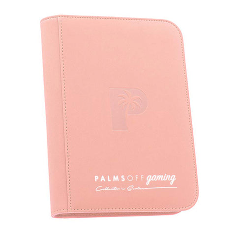 Palms Off Gaming: Collector's Series 4 Pocket Zip Binder – Pink