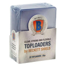 Beckett Shield Toploader Card Loaders  – 35pt (25 Pack)