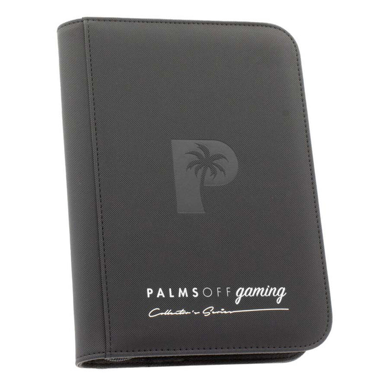 Palms Off Gaming: Collector's Series 4 Pocket Zip Binder – Black