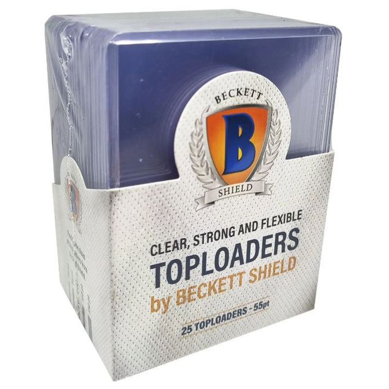 Beckett Shield Toploader Card Holders - 55pt (25 pack)