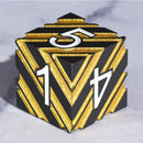 Bumblebee - 7 Piece Metal Polyhedral Dice Set & Dice Case