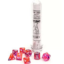 Chessex Nebula Black Light Special/white 7 Piece Polyhedral Dice Set (CHX 30057)