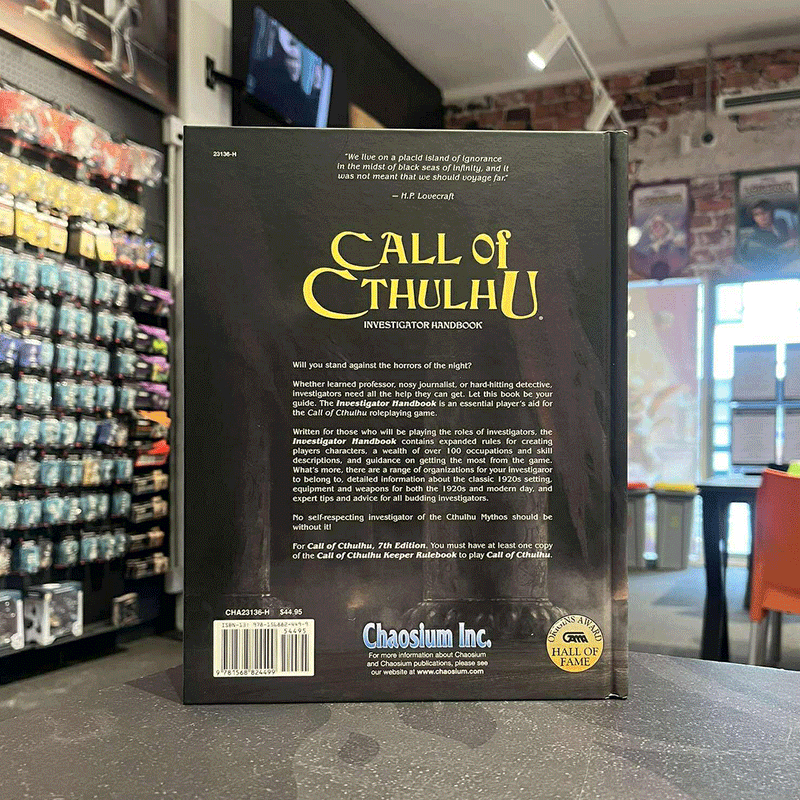 Call of Cthulhu Investigator Handbook