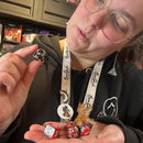 Canterbury Tales - 7 Piece Polyhedral Dice Set + Dice Bag