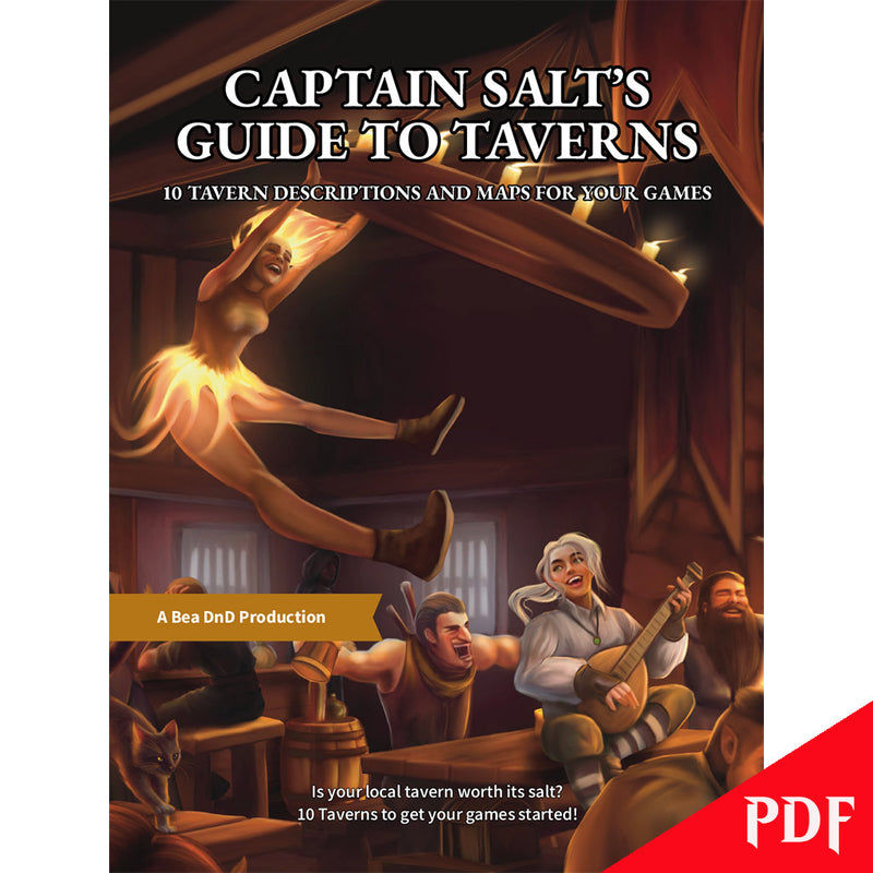 Captain Salt's Guide To Taverns - The PDF | Bea DnD Games
