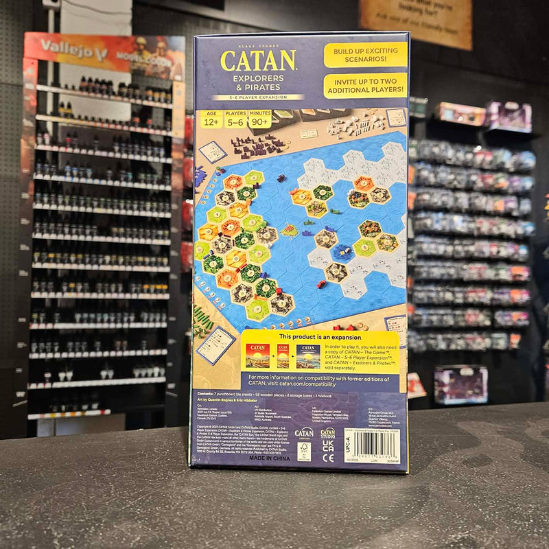 CATAN (6th Edition) - Explorers and Pirates 5-6 Player Expansion