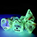 Chessex Lustrous Sea Shell/black 7 Piece Polyhedral Dice Set (CHX 30056)