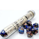 Chessex Lustrous Azurite/gold 7 Piece Polyhedral Dice Set (CHX 30055)