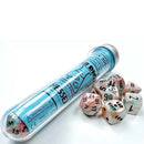 Chessex Lustrous Sea Shell/black 7 Piece Polyhedral Dice Set (CHX 30056)