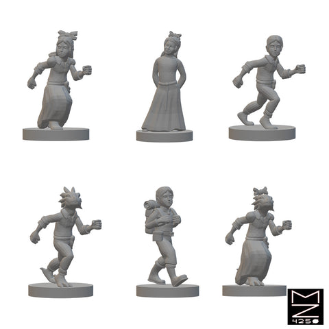 Children | BeaMini Unpainted RPG Miniatures