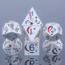 Comet - 7 Piece Metal Polyhedral Dice Set