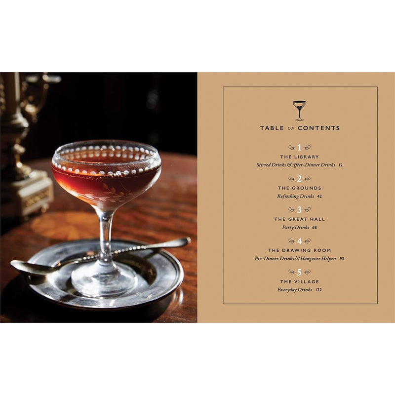 The Official Downton Abbey Cocktail Book - Foreword by Julian Fellowes